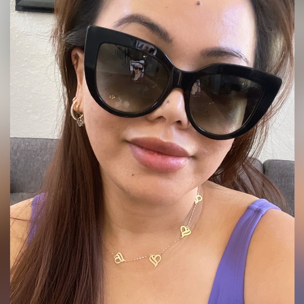 Gucci oversize Cat eye sunglasses
